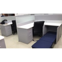 易美辦公家具定制，一體工作位與午休床，工作睡覺兩不誤