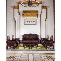 凹凸傳奇紅木紫檀精品 | 江山如意沙發(fā)，撐起家的貴氣和福氣！
